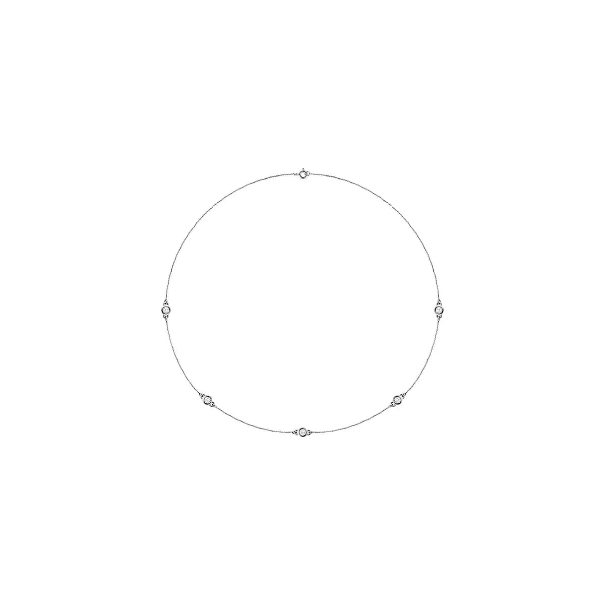 Diamond Necklace in white gold