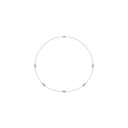 Diamond Necklace in white gold