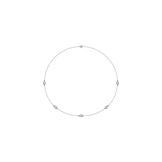 Diamond Necklace in white gold