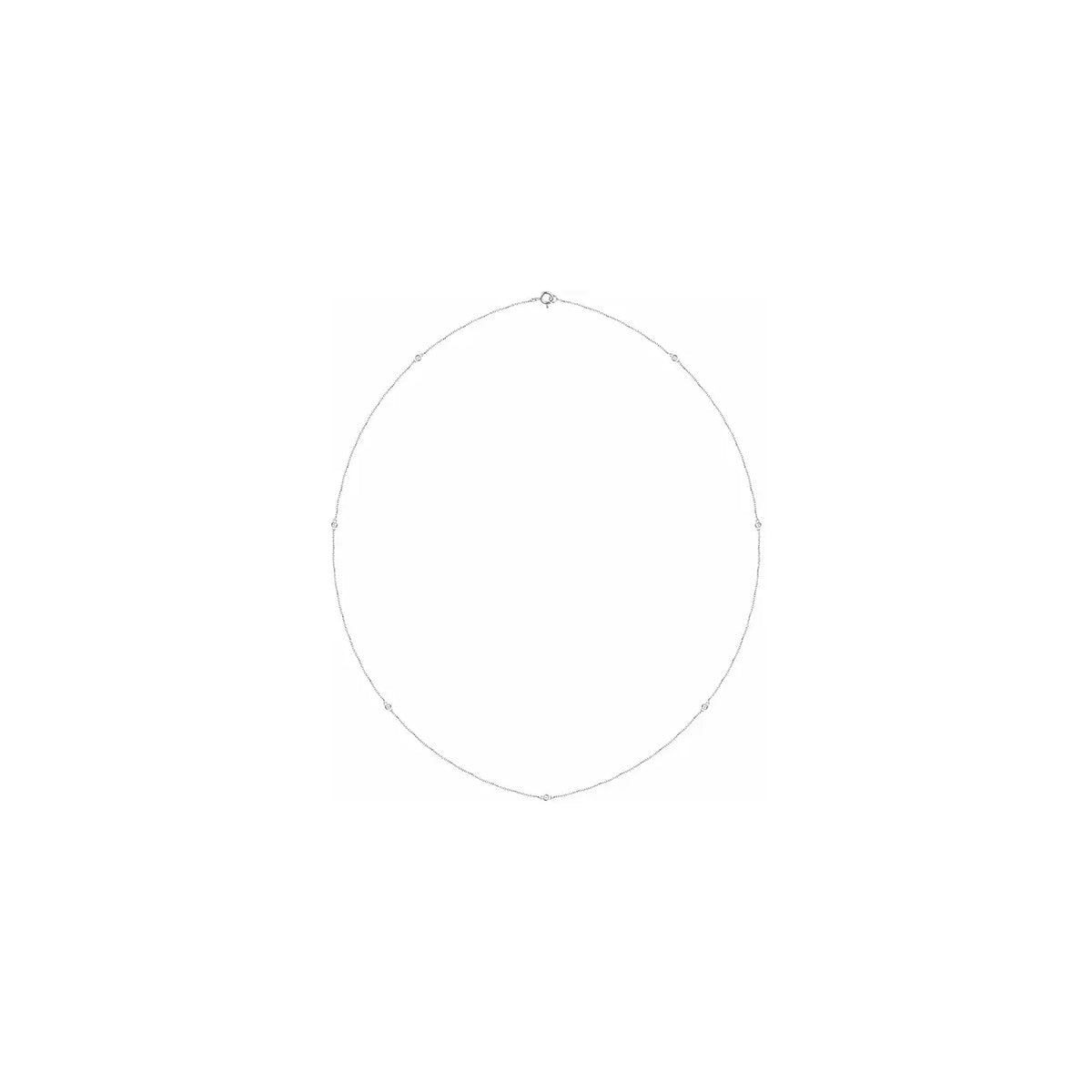Diamond Necklace in white gold