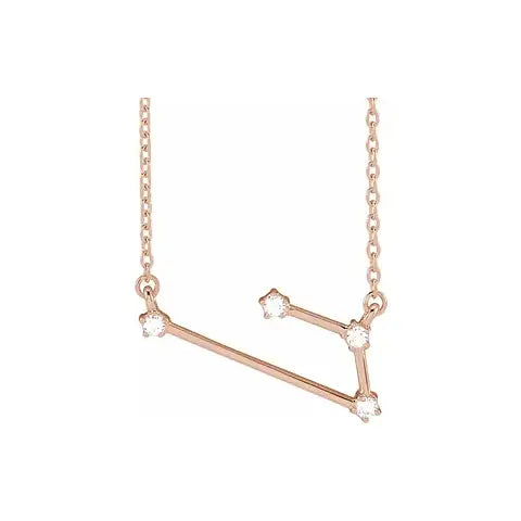 Celestial Zodiac, Aries sign in rose gold