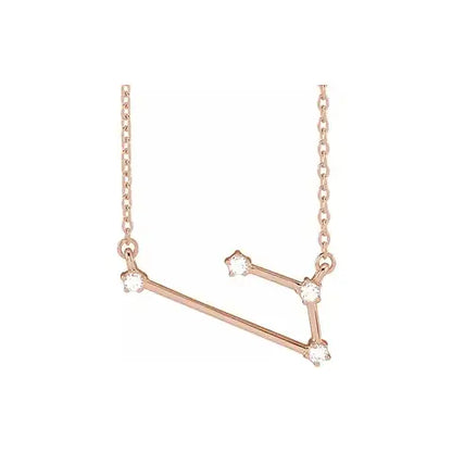 Celestial Zodiac, Aries sign in rose gold