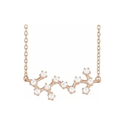 Celestial Zodiac, Scorpio sign in rose gold