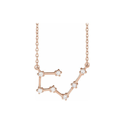 Celestial Zodiac, Taurus sign in rose gold