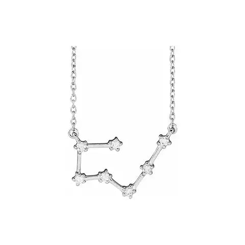 Celestial Zodiac, Taurus sign in white gold