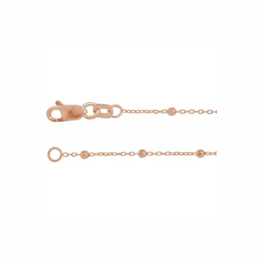 Lydia Bracelet in rose gold, close-up